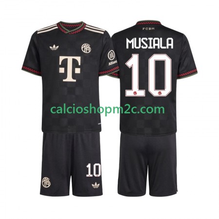 Bayern Monaco Jamal Musiala 10 Bambino Maglia Terza 2025/2026 Manica Corta
